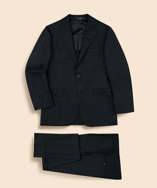 BROOKS BROTHERS セットアップ ウールサージ 段返り3釦スーツ