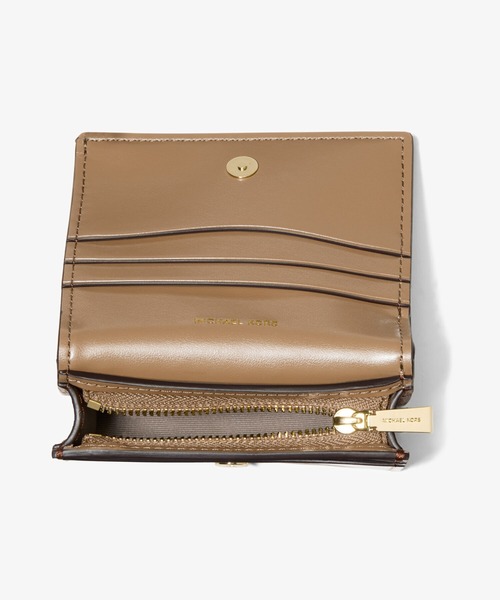 (取寄) マイケルコース レディース ハミルトン スモール コンパクト ウォレット MICHAEL Michael Kors women Hamilton Moderne Small Compact Wallet Luggage MICHAEL KORS（マイケルコース） コインケース HAMILTON MODERNE