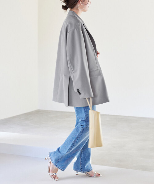 SLOBE IENA（スローブイエナ） テーラードジャケット 38 グレー