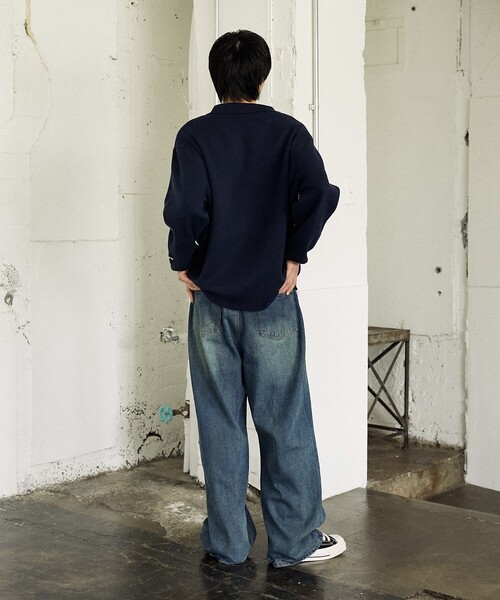 umbro セーター ニット KNIT POLO SWEATER/ニットポロセーター