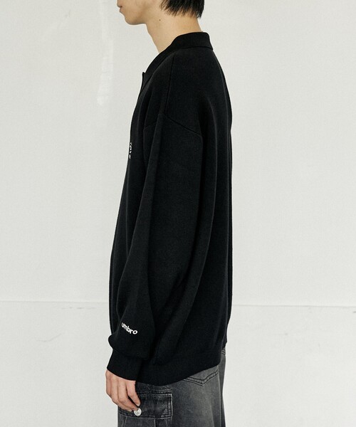 umbro セーター ニット KNIT POLO SWEATER/ニットポロセーター