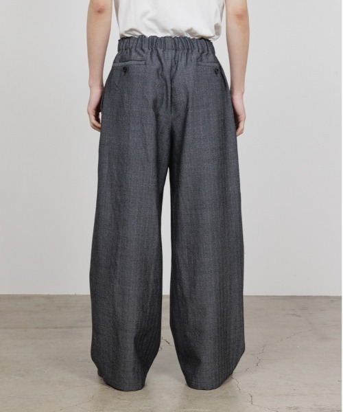 marka ワイドスラックス　グレー marka スラックス WIDELEG EASY PANTS メンズ : ZOZOTOWN Yahoo