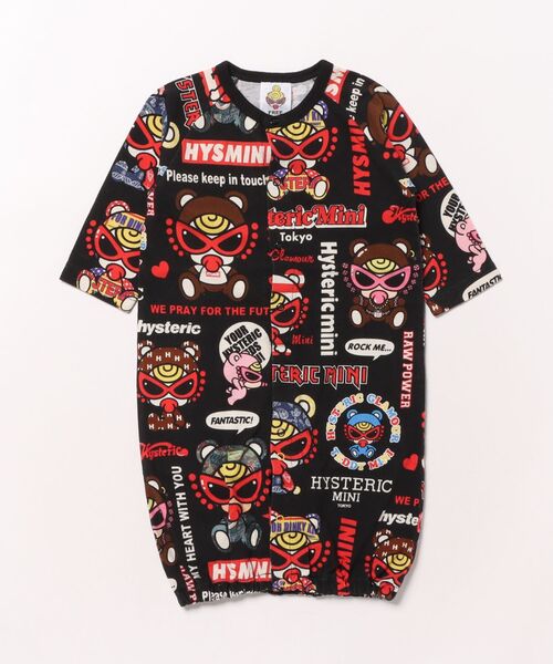 HYSTERIC MINI フード付きロンパース 80サイズ HYSTERIC MINI フード付きロンパース 80サイズ オンライン