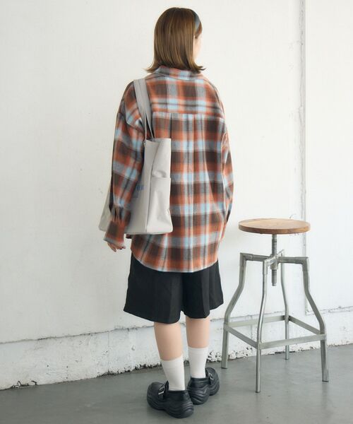 RETROGIRL（レトロガール） ブラウス シャツ チェックBIGシャツ