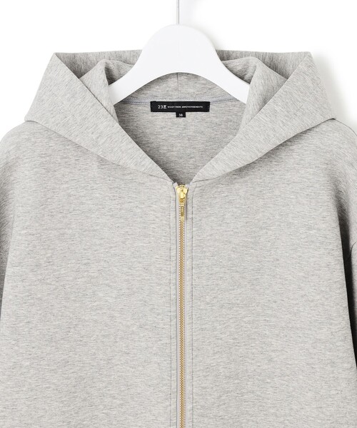 パーカー 「洗える」コットンエアーダンボール コクーン フーディー