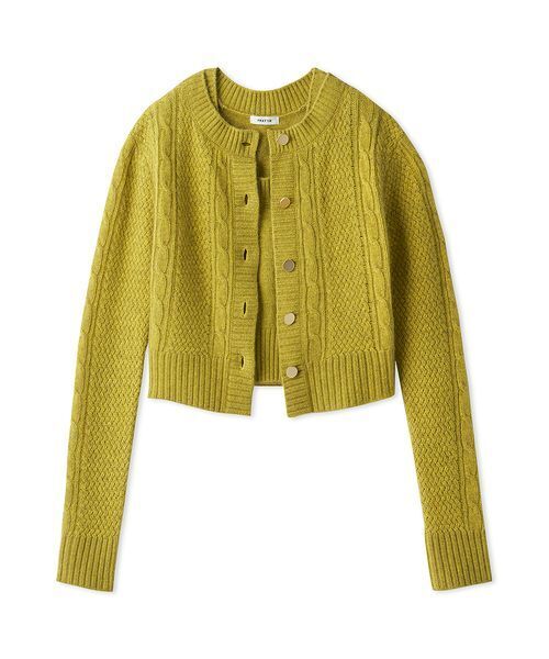 FRAY I.D（フレイ・アイディー） アンサンブル ラクーンケーブルニット