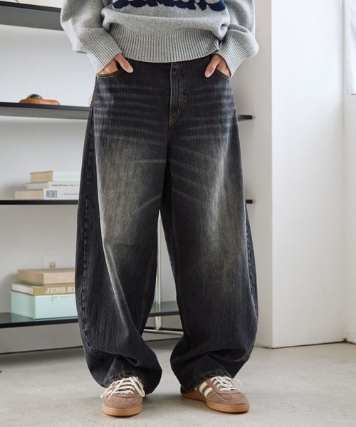 PBLIM ジーンズ デニム デニムパンツ 「UNISEX」スラブブリーチデニム