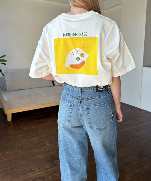 「ANME」 半袖Tシャツ M ホワイト系その他2 レディース_画像3