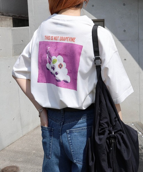 「ANME」 半袖Tシャツ M ホワイト系その他2 レディース_画像6