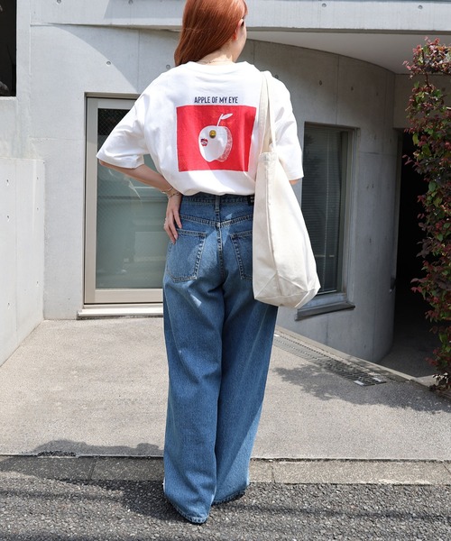 「ANME」 半袖Tシャツ M ホワイト系その他2 レディース_画像8