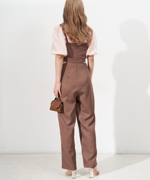 「VANNIE U」 オールインワン S ブラウン レディース_画像3