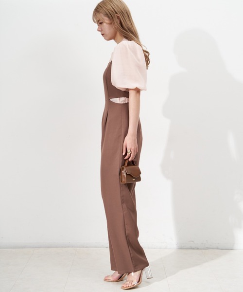 「VANNIE U」 オールインワン S ブラウン レディース_画像4