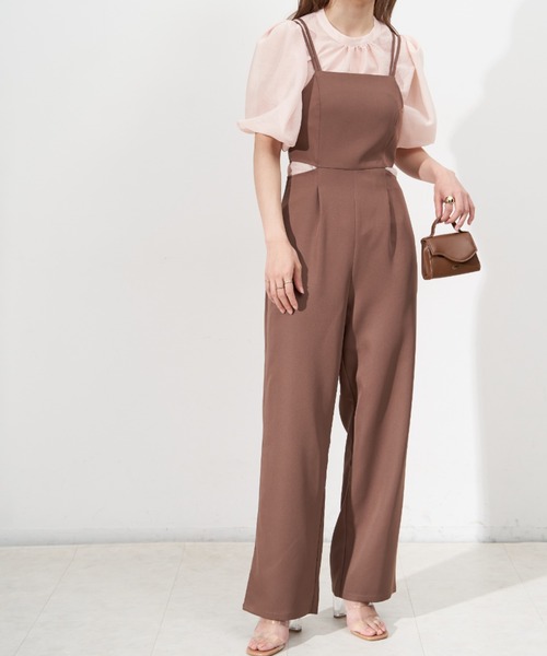 「VANNIE U」 オールインワン S ブラウン レディース_画像8