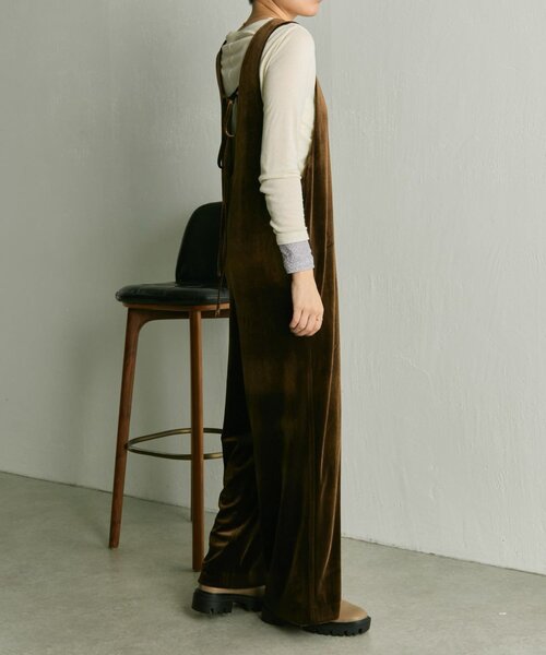 ear PAPILLONNER（イア パピヨネ） ベロアサロペット「SUM1 STYLE