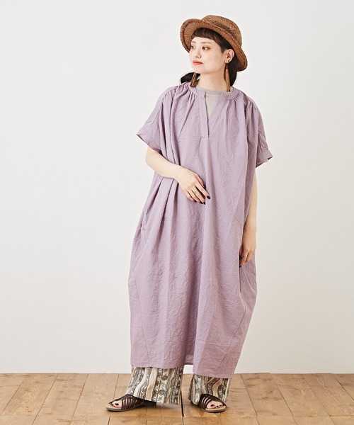 「CUBE SUGAR」 半袖ワンピース M ホワイト レディース_画像8