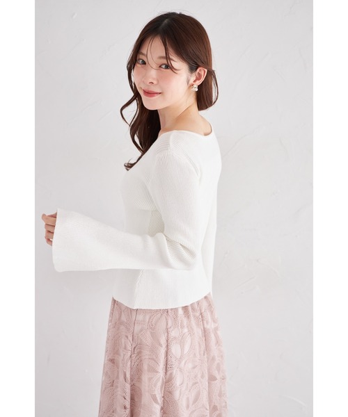 tocco closet（トッコ クローゼット） ニット セーター フレアスリーブ