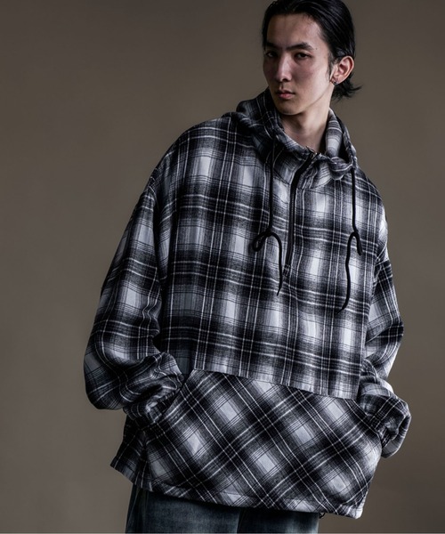 CALIFORNIA OUTFITTERS パーカー 10A10 フランネル チェック ハーフ