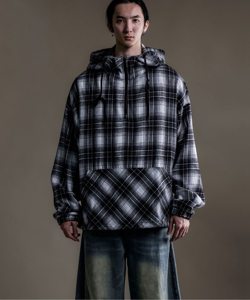 CALIFORNIA OUTFITTERS パーカー 10A10 フランネル チェック ハーフ