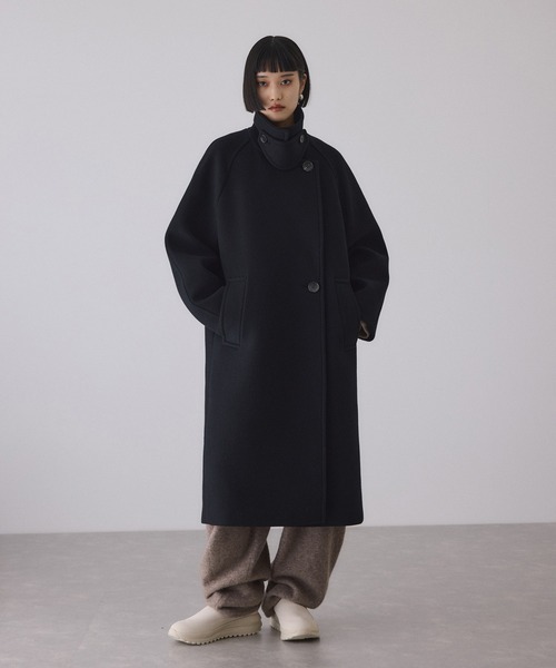 ADAM ET ROPE'（アダムエロペ） ステンカラーコート コート ウール