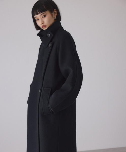 ADAM ET ROPE'（アダムエロペ） ステンカラーコート コート ウール