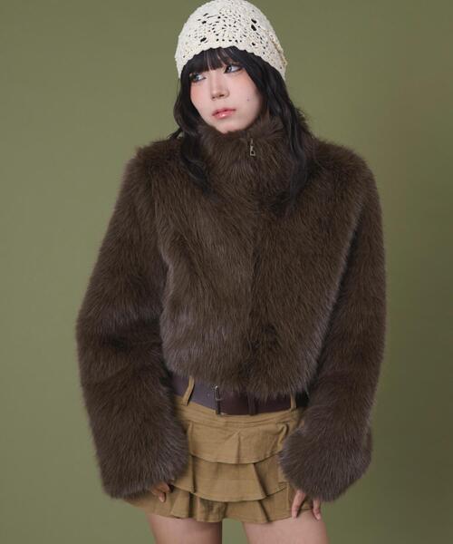 dispark ブルゾン アウター DISPARK/「25年秋冬新作」フェイクファー