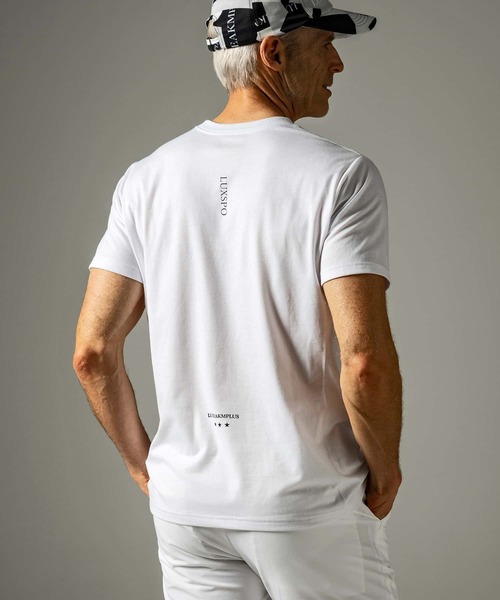 [LUXEAKMPLUS] короткий рукав футболка M белый мужской 