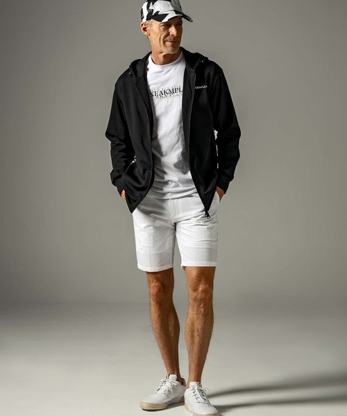 [LUXEAKMPLUS] короткий рукав футболка M белый мужской 