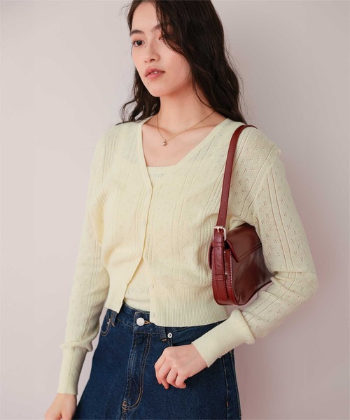 titivate（ティティベイト） カーディガン 「26SS新作/2026 SPRING