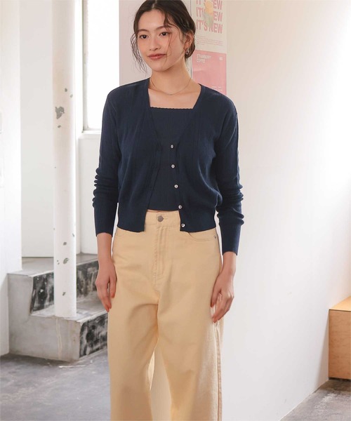 titivate（ティティベイト） カーディガン 「26SS新作/2026 SPRING