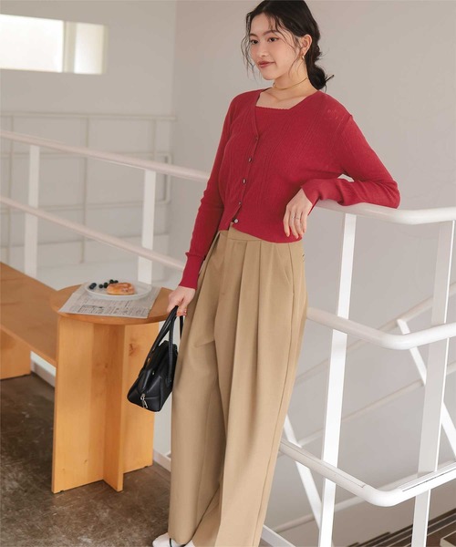 titivate（ティティベイト） カーディガン 「26SS新作/2026 SPRING