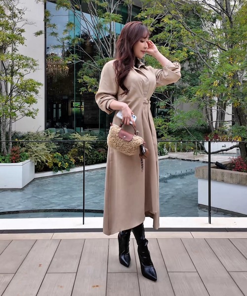 THEODORIC.dy（セオドリックディ） ワンピース ウェストベルトシャツ