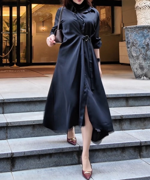 THEODORIC.dy（セオドリックディ） ワンピース ウェストベルトシャツ