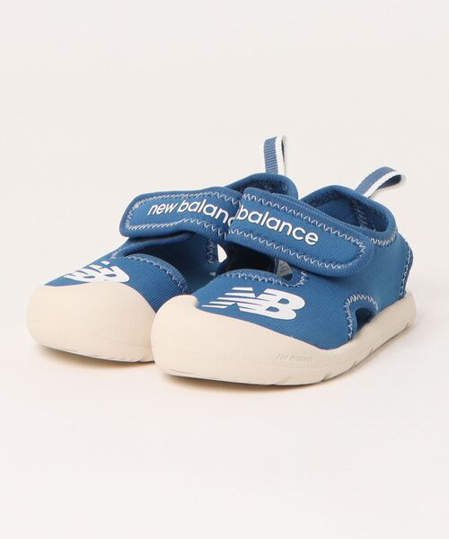 「New Balance」 「KIDS」フラットサンダル 18cm ブラック キッズ_画像3