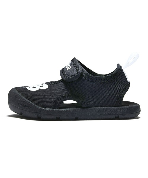 「New Balance」 「KIDS」フラットサンダル 18cm ブラック キッズ_画像7