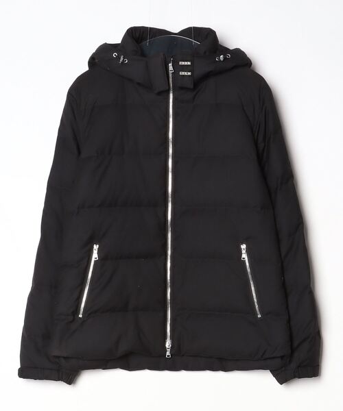 美品☆LOVELESS☆ブラックライダースダウンジャケット ファーコンビライダースダウン(ブルゾン)｜LOVELESS(ラブレス)の