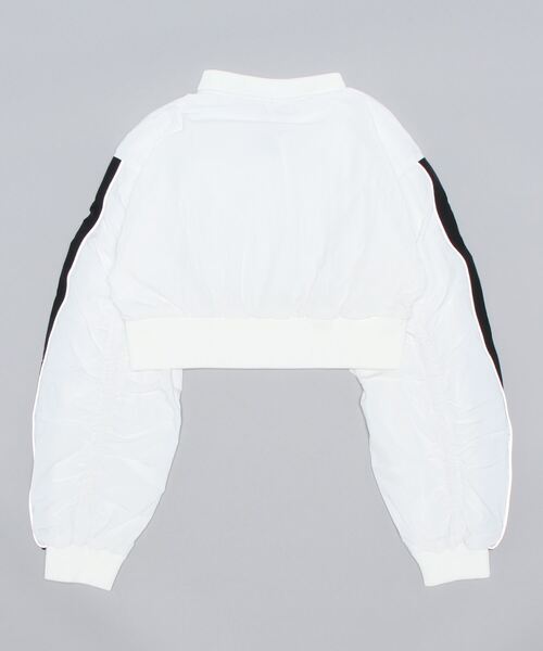 「GYDA」 ナイロンブルゾン FREE ブラック レディース_画像2