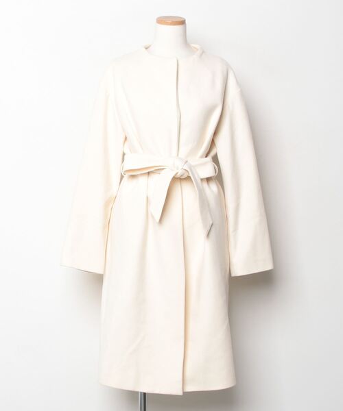 UNITED ARROWS TOKYO ベージュ ノーカラーコート UNITED ARROWS（ユナイテッドアローズ） ノーカラーコート 2 ベージュ