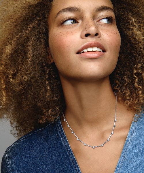 「Pandora」 ネックレス 45cm シルバー レディース_画像4