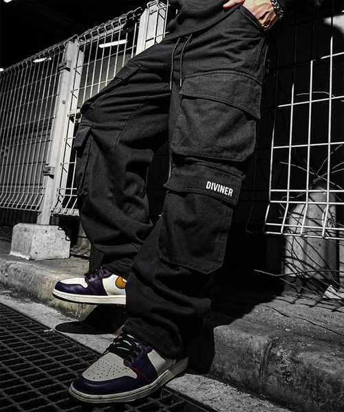 joker（ジョーカー） パンツ Multi Pocket Wide Cargo Pants メンズ