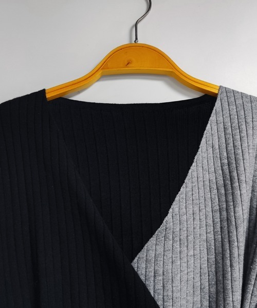 ドイマ ■ アシンメトリー デザインニットセーター■size2 アシンメトリーデザインニット