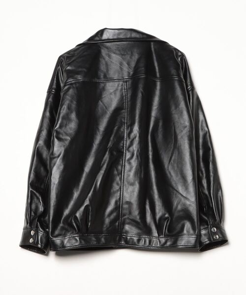 「WESTBOY」 ライダースジャケット X-LARGE ブラック メンズ_画像2