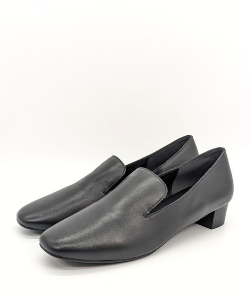 HIPS（ヒップス） パンプス 「本革」甲深スリッポンパンプス