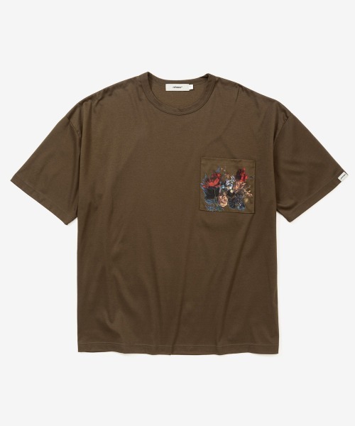 「rehacer」 7分袖Tシャツ MEDIUM ネイビー メンズ_画像5