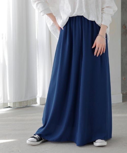 「HUG.U」 イージーパンツ - オリーブ レディース_画像2