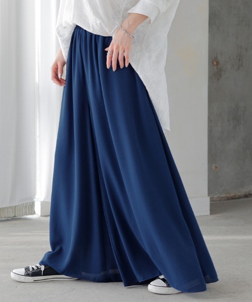 「HUG.U」 イージーパンツ - オリーブ レディース_画像4