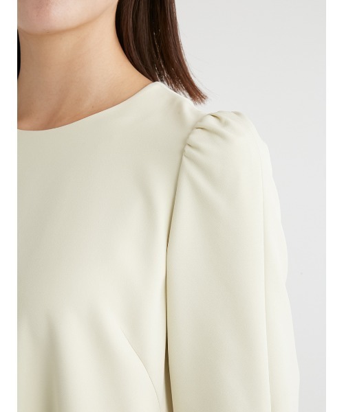 「CELFORD」 長袖ワンピース 38 イエロー レディース_画像9