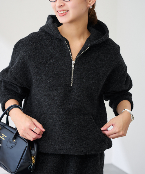 PROTAGONISTA/プロタゴニスタ 別注BOAハーフジップフーディー FRAMeWORK（フレームワーク） コート アウター PROTAGONISTA