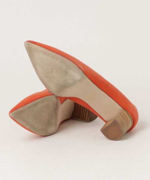 「PICHE ABAHOUSE」 パンプス 37 オレンジ レディース_画像3