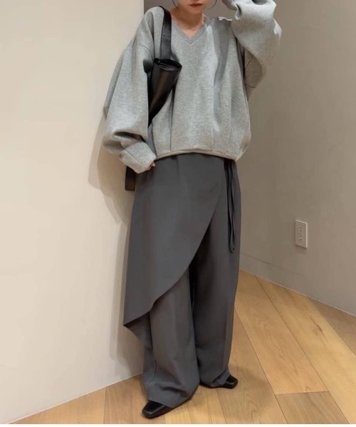 STYLEMIXER（スタイルミキサー） トレーナー スウェット Vネック