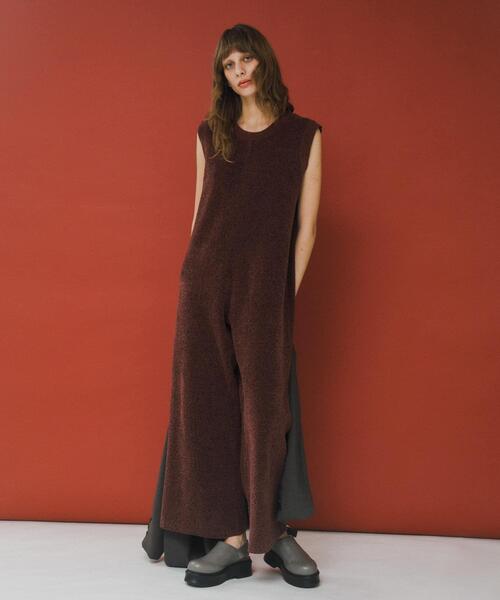 サロペット オーバーオール jacquard all in one レディース